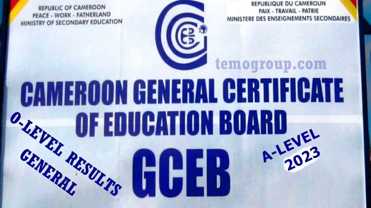 Cameroon GCE Ordinary and Advanced Level Results 2023