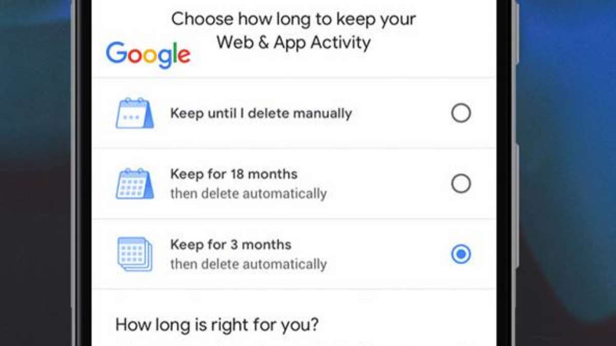 Delete Google Web and Location History